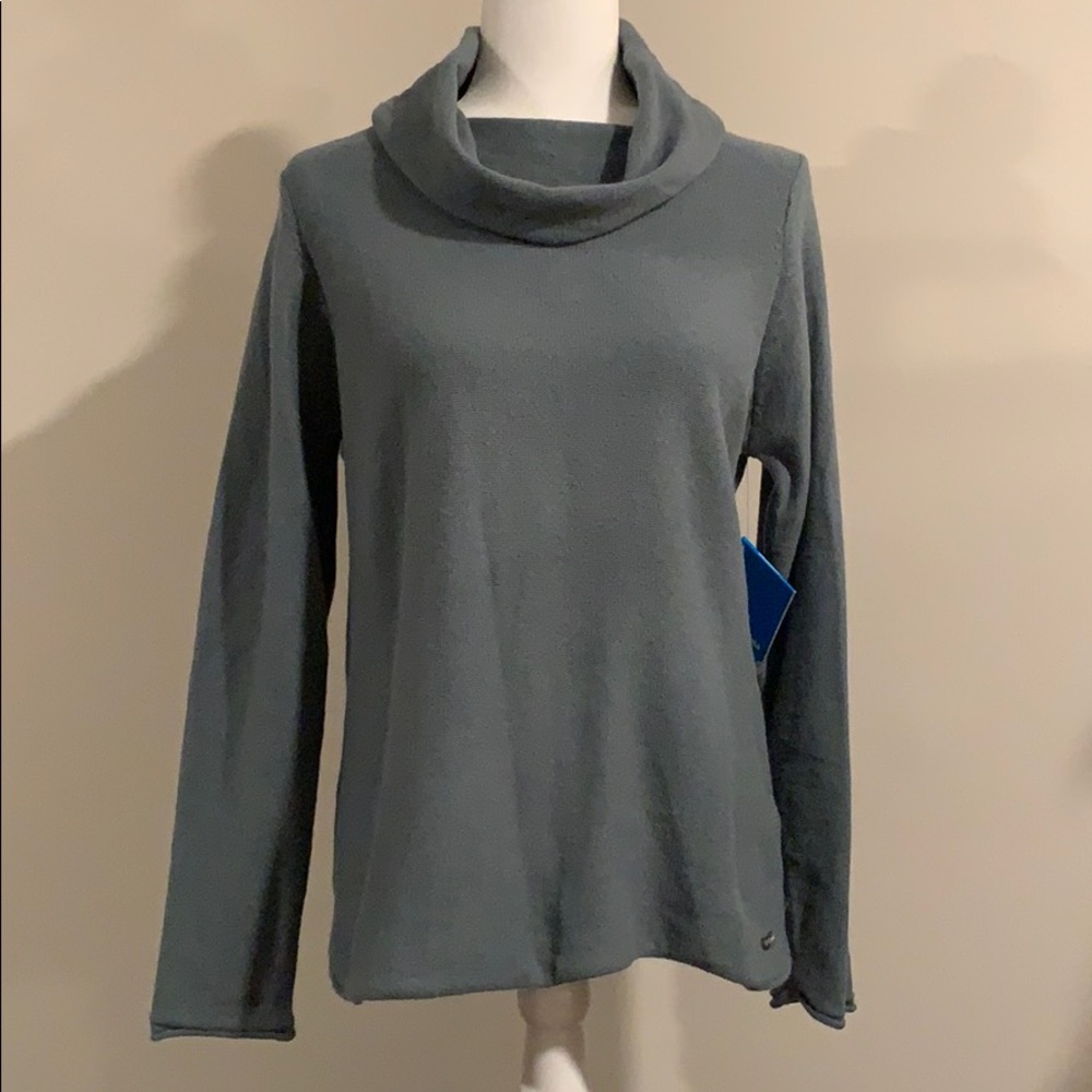 Columbia Cowlneck Mint Green Sweater